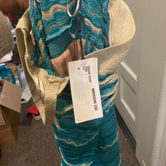 Teal and gold Missoni dress - Picture 15 of 15